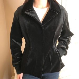 2 LEFT S M Figure Flattering Black Blazer Jacket